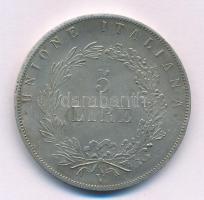 Olasz Államok / Velence / 1848V 5L fém hamisítvány! T:XF,VF Italian States / Venice /1848V 5 Lire metal fake! C:XF,VF