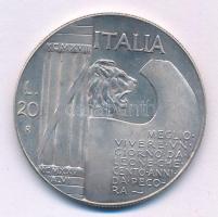Olaszország 1928. (1943) 20L "Mussolini" fantáziaveret másolata (16,50g) T:XF
Italy 1928....