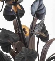 2 darab design csillár, háromégősek, fém levelekkel, d: 50 cm ///
KIZÁRÓLAG SZEMÉLYES ÁTVÉTEL, NEM ...