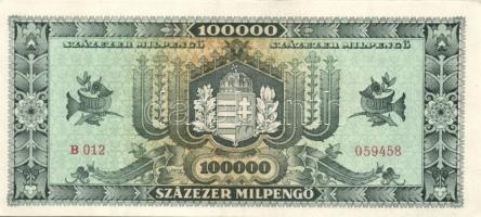 1945-46. 7klf infla bankjegy benne MP,BP T:I,I-