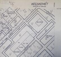 Kecskemét rendezési tervének két térképe (1976)
Kecskemét-Belváros és Kecskemét-Máriaváros térképe ...