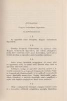 A Hungária Magyar Technikusok Egyesülete alapszabályai, szokásrendje, becsületügyi kódexe. Második k...