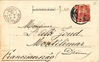 1903 Nagykároly, Carei; Római katolikus templom. Csókás László kiadása / Catholic church (fl)