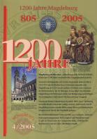 Németország 2005. 10€ Ag "1200 éves Magdeburg" + 10€ Ag "Bertha v...