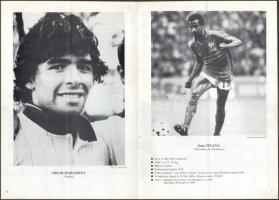 1986 Francia-argentin futballmérkőzés hivatalos programfüzete