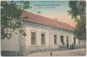 1915 Sárszentmiklós (Sárbogárd), Strausz Ignác varrógép raktára, üzlete és saját kiadása (EM)
