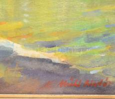 Mühl Aladár (1902-1981): Táj. Akvarell, karton, jelzett. Üvegezett fakeretben, 49,5×36 cm