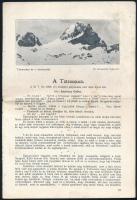 Sztrókay Lajos: A magashegyek veszélyei. Bp.,(1943),Magyar Sí és Turistaélet, 48 p. Benne plusz lapo...
