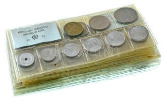 1971-1989. 19db-os zárt fólia csomagolású forgalmi sor tétel, benne minden évjárat forgalmi sora T:U...