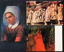 Kb. 100 db MODERN művészeti és kultúra motívum képeslap / Cca. 100 modern art and culture motive postcards