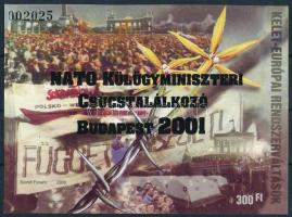 2001/19 NATO külügyminiszteri csúcstalálkozó emlékív