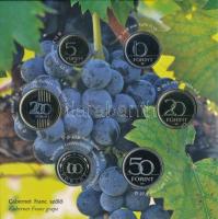 2020. 5Ft-200Ft (6xklf) forgalmi sor + "Villányi borvidék" Cu-Ni-Zn emlékérem (29mm) szett...