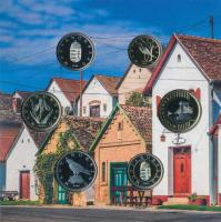 2020. 5Ft-200Ft (6xklf) forgalmi sor + "Villányi borvidék" Cu-Ni-Zn emlékérem (29mm) szett...