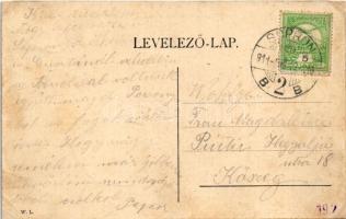 1911 Sopron, Győr-Sopron-Ebenfurti vasút (GySEV) igazgatósági épülete. W.L. (r)