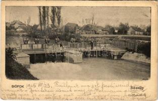 1905 Siófok, Sió zsilip (EK)