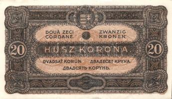 1920. 20K (2x) egyiken számok közt pont T:II+,II