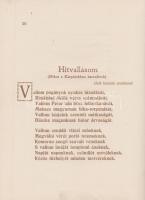 Molnár Jenő:
Ima 1916-ban. [Versek.]
Budapest, 1916. Singer és Wolfner (Pester Lloyd-Társulat ny.)...