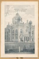 Temesvár, Timisoara; 8 képes füzetecske a zsinagógával. Weintraub Ármin kiadása / booklet with 8 pic...