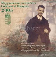 2005. 1Ft-100Ft (7xklf) forgalmi sor szettben + 10Ft "József Attila" T:BU kis patina Adamo FO39