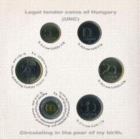 2010. 5Ft-200Ft (6xklf) + Emlékérem "Baby Coin Set - Születési évem pénzérméi" forgalmi so...