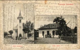 1908 Szirma (Miskolc), Katolikus templom és iskola (EK)