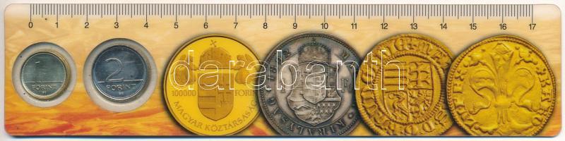 2007. 1Ft + 2Ft "Magyar Pénzverő Zrt." vonalzós dísztokban T:UNC patina