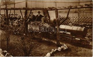 Budapest XIV. Angol parki kisvasút, mozdony, vonat (fl)