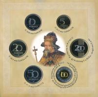 2016. 5Ft-200Ft (6xklf) forgalmi sor + "Zsigmond aranyforintja" aranyozott, jelzett Ag utá...