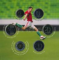 2016. 5Ft-200Ft (6xklf) forgalmi sor + "MLSZ (Magyar Labdarúgó Szövetség)" Cu-Ni-Zn emléké...