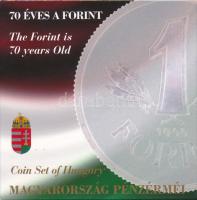 2016. 5Ft-200Ft (6xklf) forgalmi sor + 50Ft Cu-Ni "Hetvenéves a Forint", szettben T:PP patina Adamo FO50