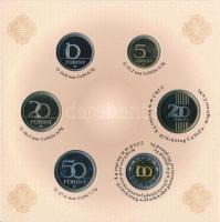 2016. 5Ft-200Ft (6xklf) forgalmi sor + 50Ft Cu-Ni "Hetvenéves a Forint", szettben T:PP pat...