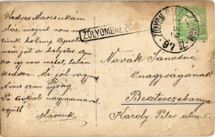 1911 Zólyombrézó, Podbrezová; osztrák-magyar katona a sikeres horgászat után / WWI Austro-Hungarian ...