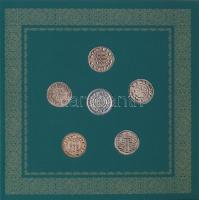 2017. 5Ft-200Ft (6xklf) forgalmi szett + I. László által kibocsátott denár egyoldalas Ag lemezverete...