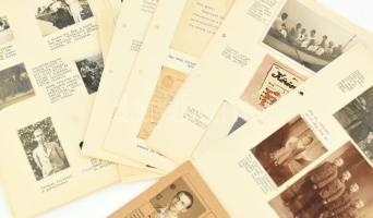 cca 1920-1947 Láng Miklós összeállítása saját, illetve családja, a békéscsabai Láng család történeté...