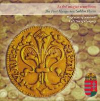 2012. 5Ft-200Ft (6xklf) "Az első magyar aranyforint" forgalmi sor dísztokban, benne I. Károly 1325-ös aranyforintjának aranyozott Ag emlékérme (3,49g/0.999/20mm) T:PP belső tokon a ragasztás elengedett