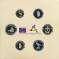 2011. 5Ft-200Ft (6xklf) forgalmi sor szettben, "Magyarország pénzérméi" sorozat T:PP Adamo...