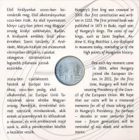 2011. 5Ft-200Ft (6xklf) forgalmi sor szettben + 3000Ft Ag "Az Európai Unió Tanácsának magyar el...