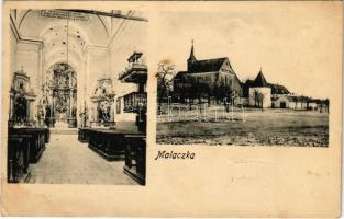 Malacka, Malatzka, Malacky; Ferencrendiek zárdája, kolostor, belső / cloister, church interior (Rb)