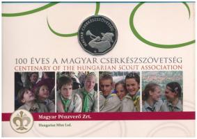 2012. 100Ft Cu-Ni "100 éves a Magyar Cserkészszövetség" bliszterben T:PP