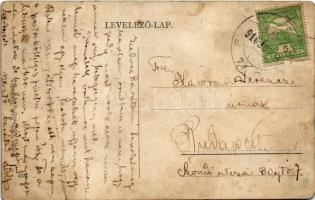 1910 Nagytapolcsány, Topolcany; Főszolgabírói hivatal, Ágoston közkórház, Pokorny féle villasor. Pla...