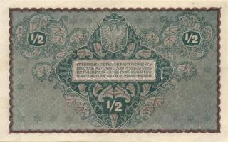 Lengyelország 1920. 1/2M T:I-