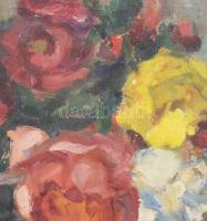 Vujovits (Vujovich) Irma (1898-1977), a nagybányai szabadiskolát látogatta 1918-ban: Csendélet. Olaj...