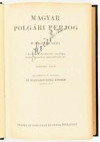 Magyary Géza: Magyar polgári perjog. Kieg. és átdolgozta: Nizsalovszky Endre. Bp.,[1940], Franklin, ...