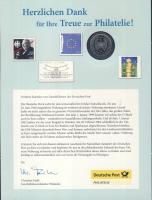 Németország 2002. 1M postai ajándéklapon 1,10M bélyeggel T:BU