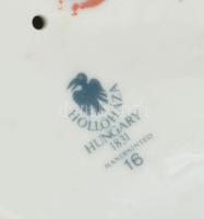 Hollóházi gyertyatartó. Jelzett, hibátlan, m: 20 cm