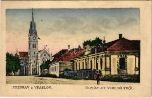 1930 Verebély, Vráble; templom / church (EK)