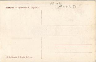 Károlyváros, Karlovac, Karlstadt; Spomenik Radoslav Lopasica / szobor / monument (Rb)