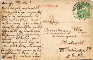 1912 Nagyvárad, Oradea; Városháza, Szent László szobor, takarékpénztár. W.L. Bp. 271. / town hall, m...