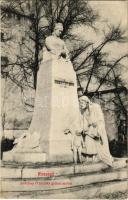 Rozsnyó, Roznava; Andrássy Franciska grófnő szobra / monument (fl)