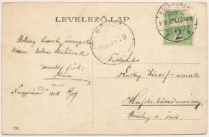 1908 Nagyvárad, Oradea; Őrség a vár előtt / guards in front of the castle (EK)